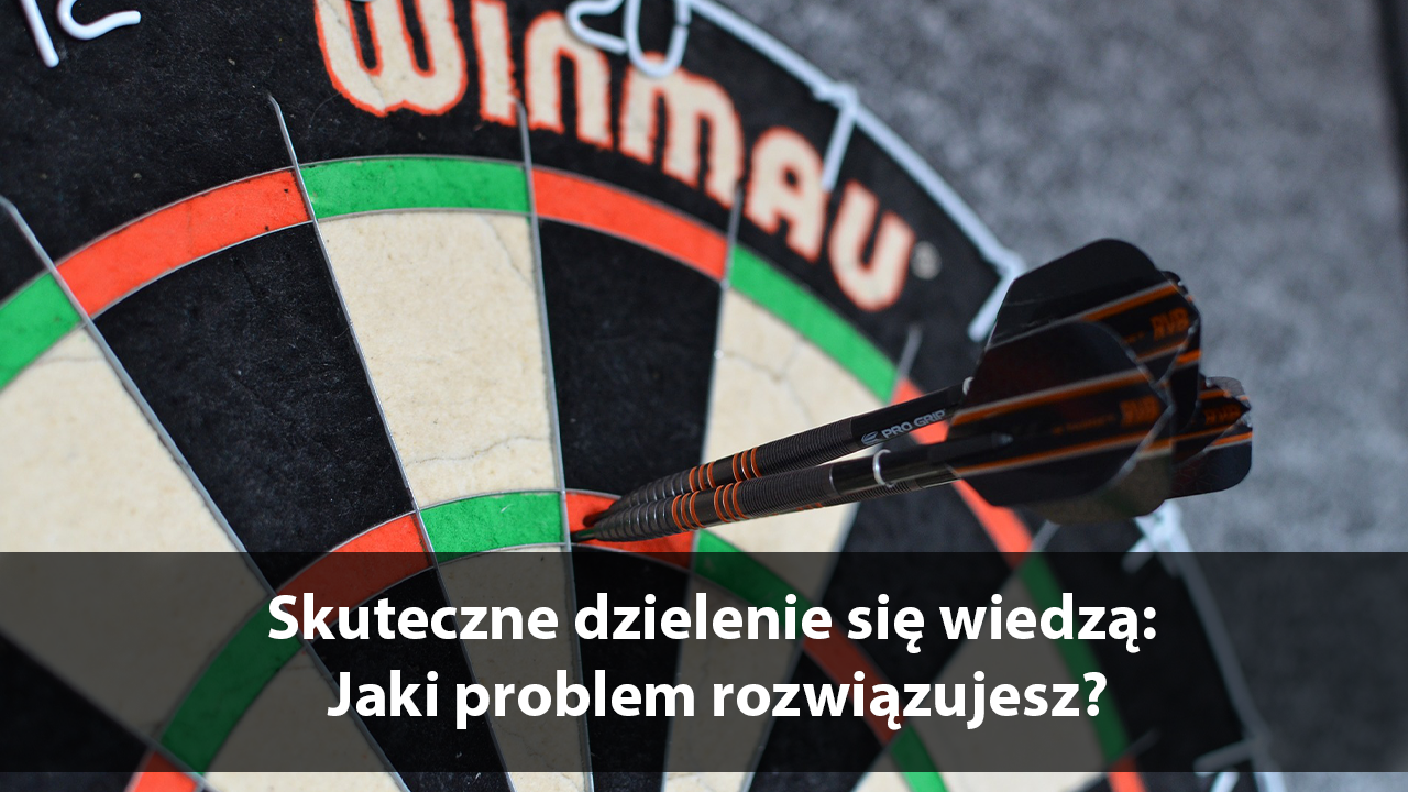 Skuteczne dzielenie się wiedzą: jaki problem rozwiązujesz?